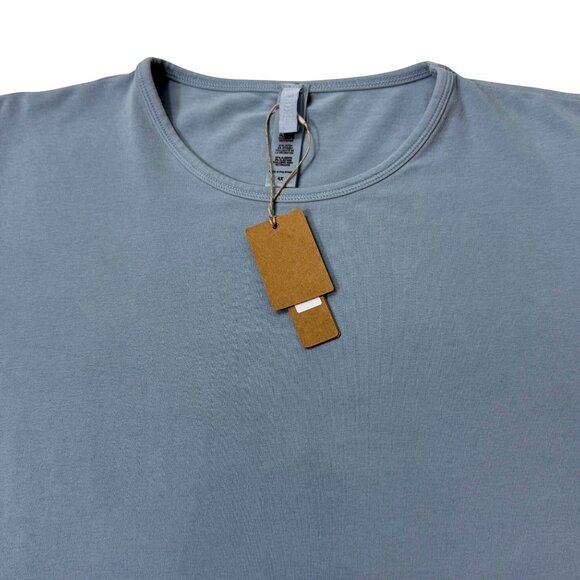 SKIMS New Vintage Long Sleeve Cropped T-Shirt Denim 4X - Picture 5 of 10